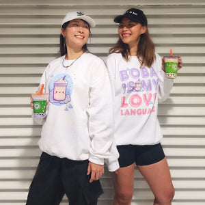 Boba Bubble Tea sweatshirts for women