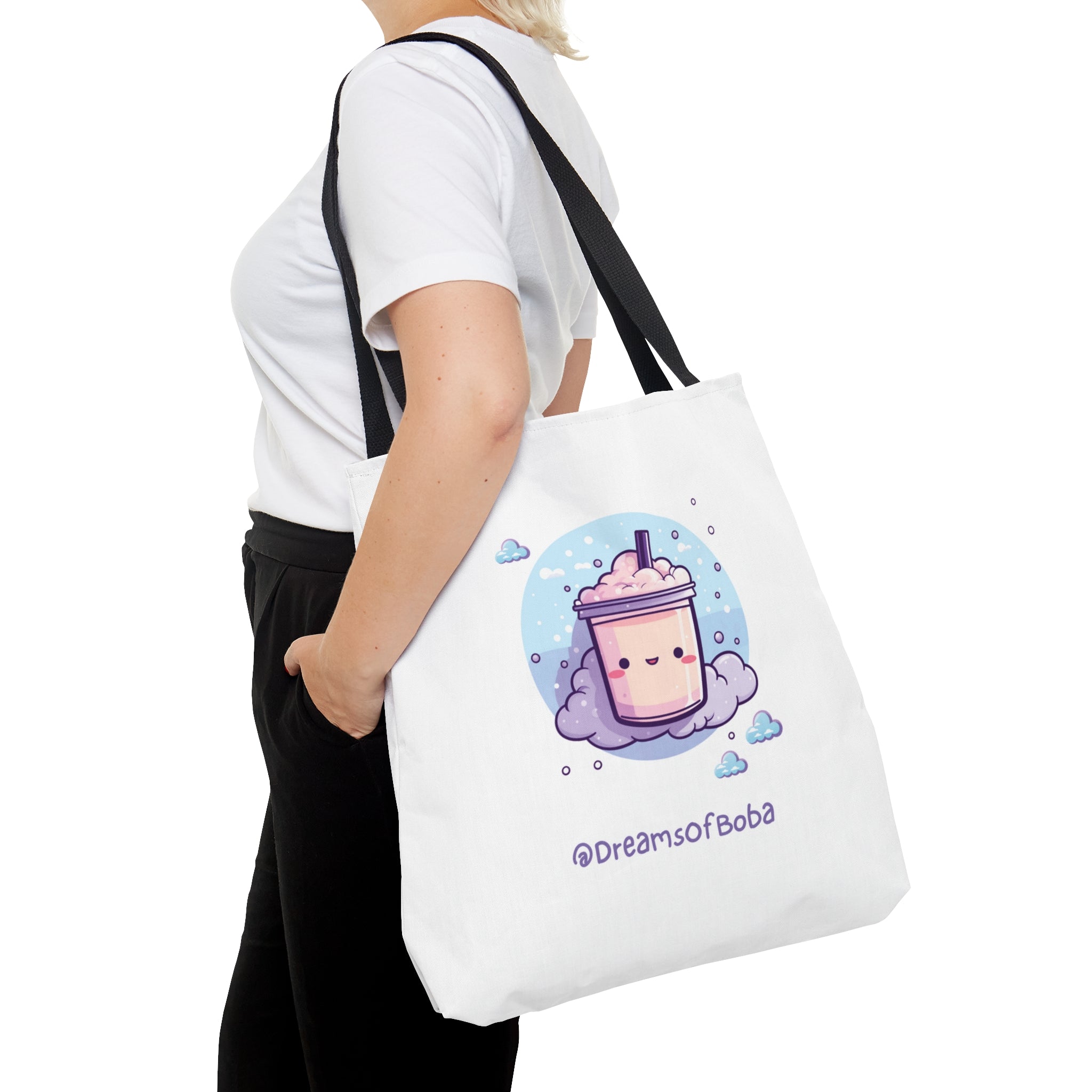 Classic Boba Milk Tea Tote Bag