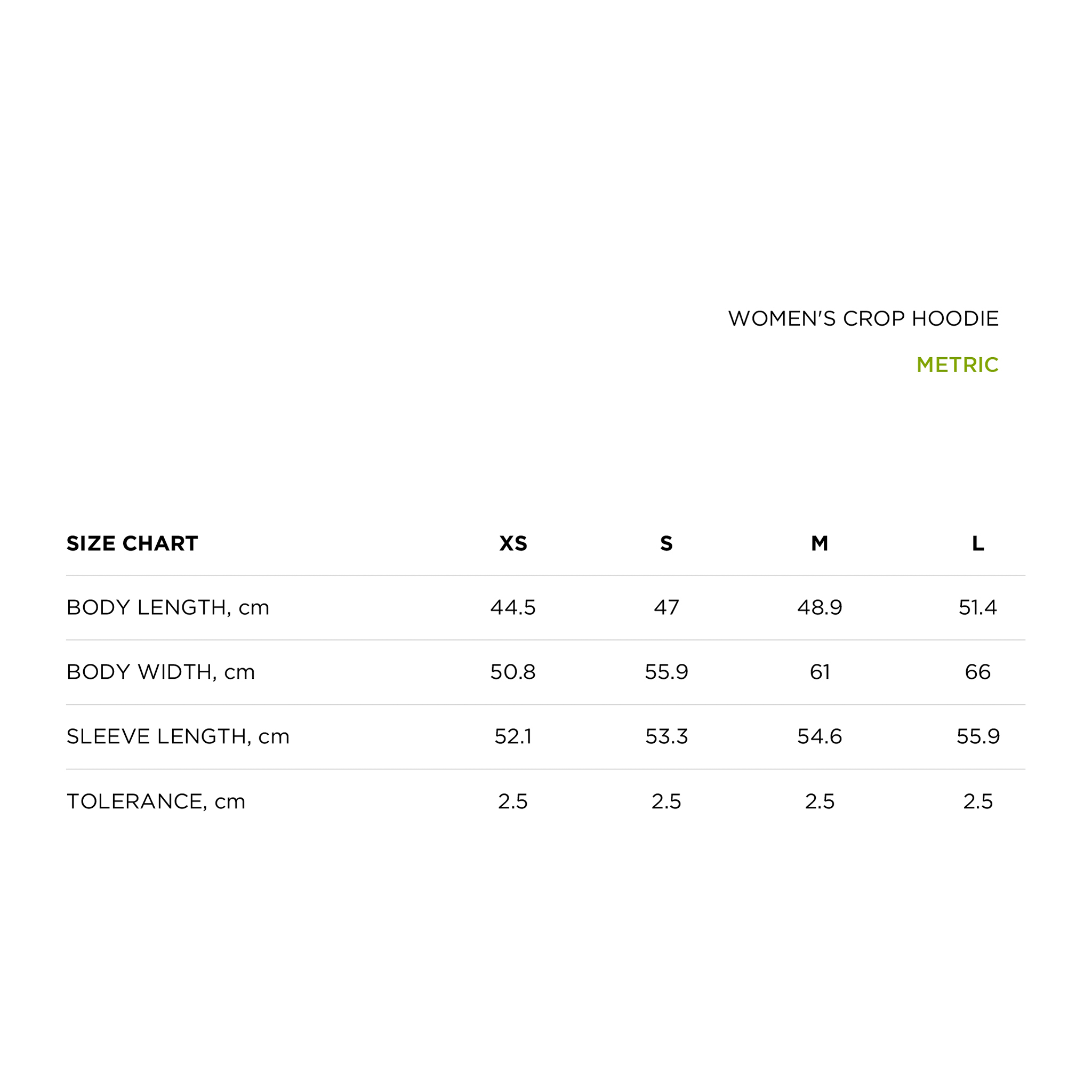 size_chart_metric