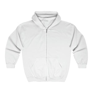 Boba Love Language Zip-Up Hoodie - White