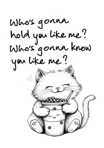 Taylor Swift Lyrics Boba Cat Hoodie, 5 Colors