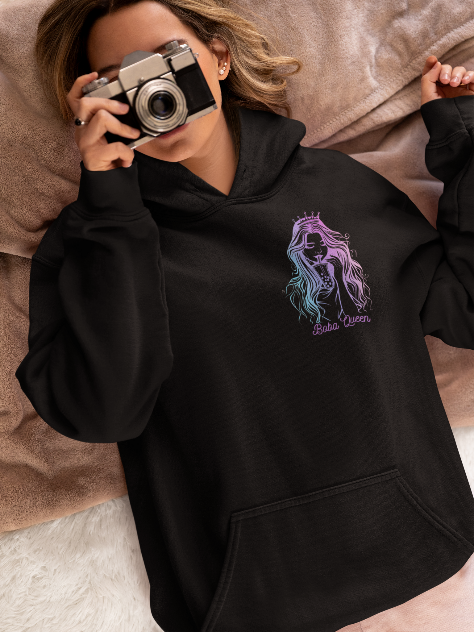 Boba Queen Limited Edition Logo Hoodie